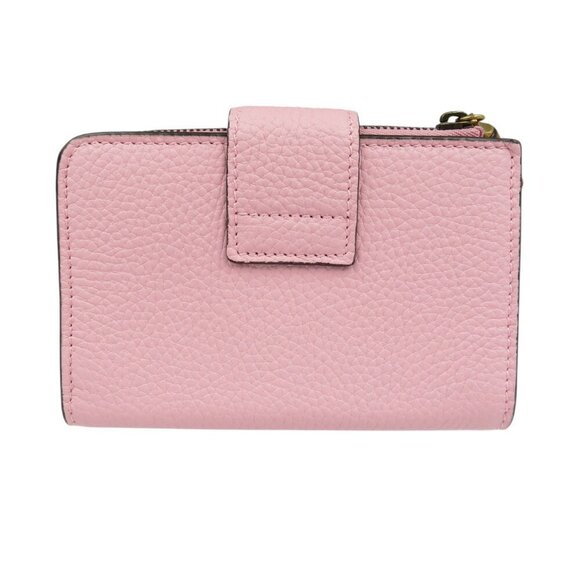 GUCCI Pink Leather Bamboo Wallet - Picture 3 of 9